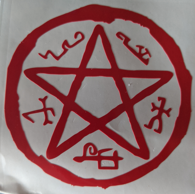 Supernatural Devil's Trap Sigil Symbol Precision Cut Vinyl Choose Your Color 